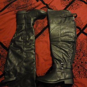 Torrid black over the knee boots